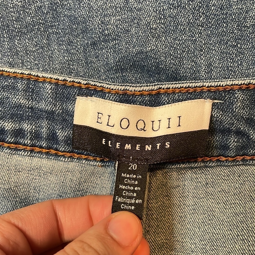 Eloquii Elements Straight Leg Jeans Size 20 - Picture 4 of 9
